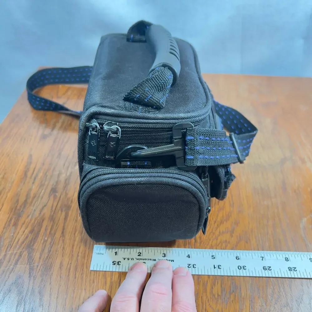 Samsonite Camera Bag Adjustable Shoulder Strap 4+ Zip Pockets Padded Divider